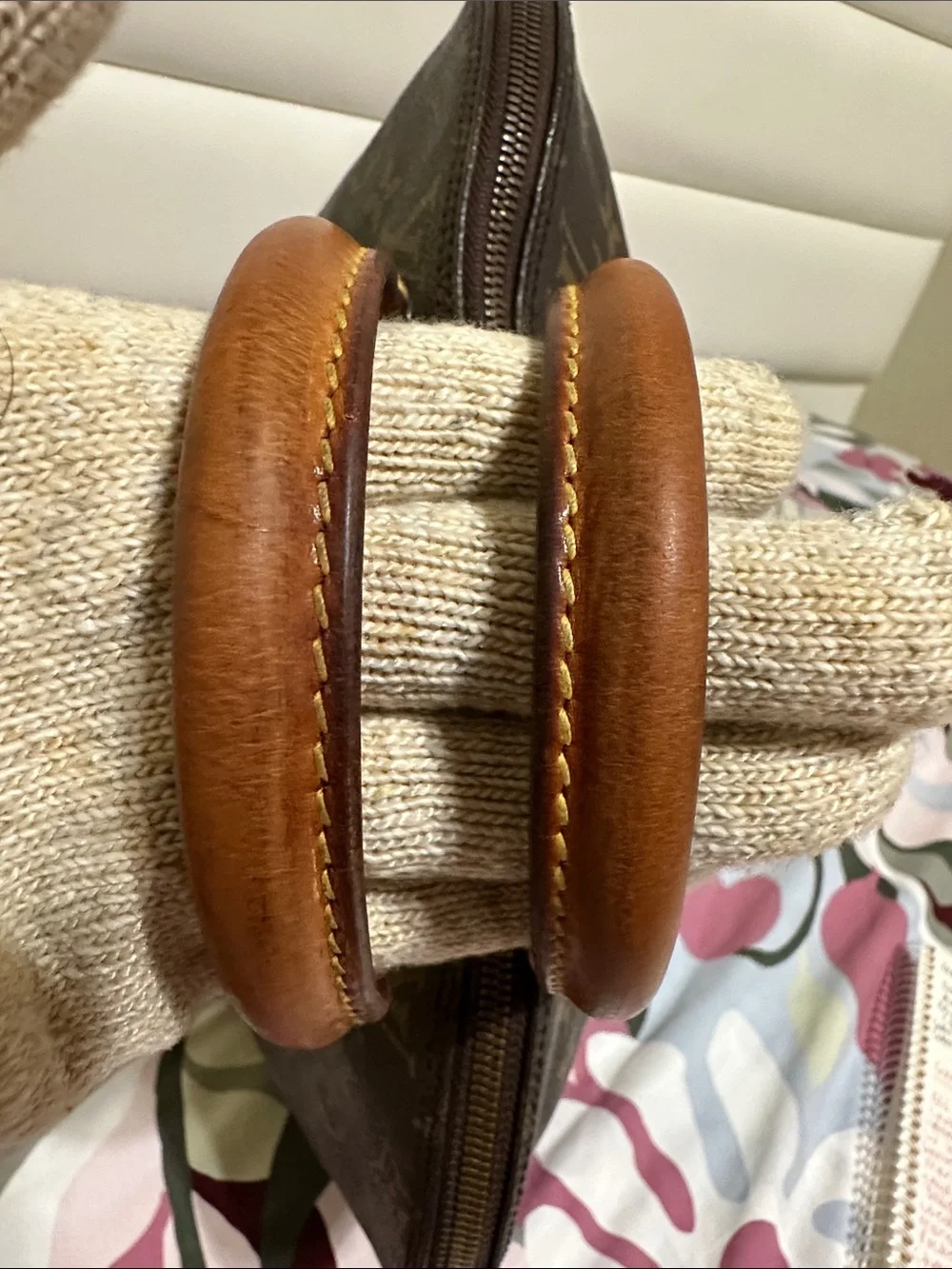 Louis Vuitton Brown Monogram Alma Satchel